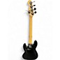 Used Squier Contemporary Active Jazz Bass V Black Electric Bass Guitar
