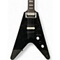 Used Dean V SELECT QUILT TOP Trans Black Solid Body Electric Guitar