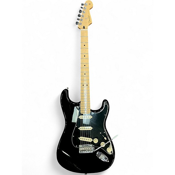 Used Fender Player Stratocaster Black Solid Body Electric Guitar