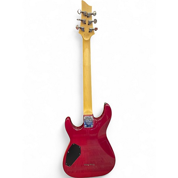 Used Schecter Guitar Research Diamond Series PT ELECTRIC MAGENTA Solid Body Electric Guitar