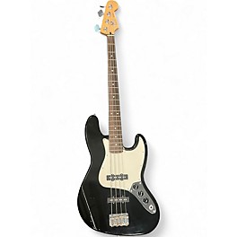 Used Fender Standard Precision Bass Black Electric Bass Guitar