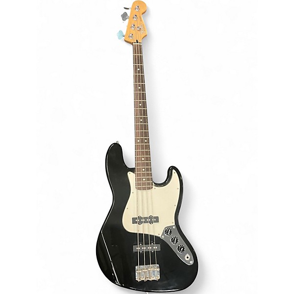 Used Fender Standard Precision Bass Black Electric Bass Guitar