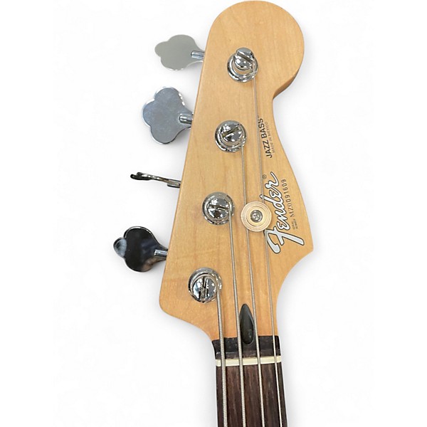 Used Fender Standard Precision Bass Black Electric Bass Guitar
