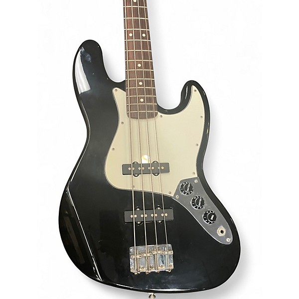 Used Fender Standard Precision Bass Black Electric Bass Guitar