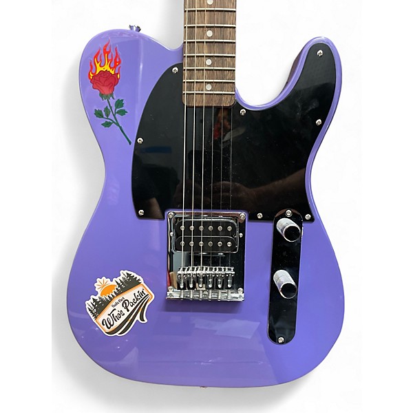 Used Squier Esquire Sonic H Purple Solid Body Electric Guitar