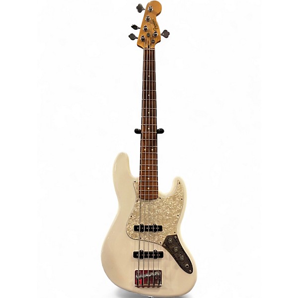 Used Fender PLAYER JAZZ BASS V Polar White Electric Bass Guitar