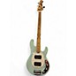 Used Ernie Ball Music Man Stingray HH 4 String Daphne Blue Electric Bass Guitar thumbnail