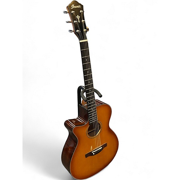 Used Ibanez AEG58L Vintage Sunburst Acoustic Electric Guitar