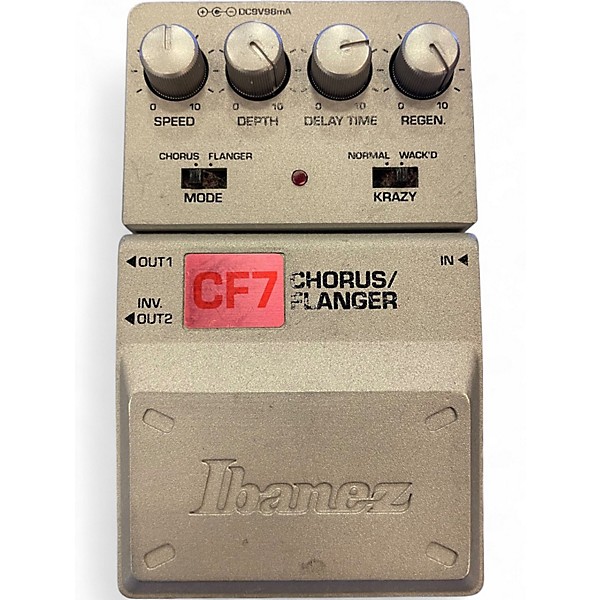 Used Ibanez CF7 Effect Pedal