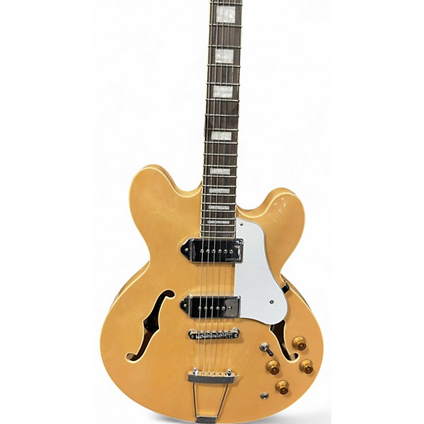 Used Vintage VSA500 Natural Hollow Body Electric Guitar