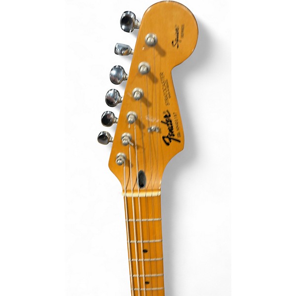 Used Fender Stratocaster (Squier Series) Black Solid Body Electric Guitar