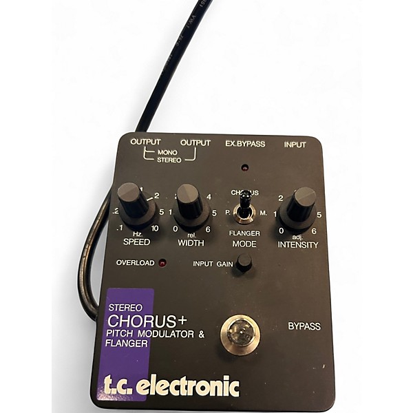 Used TC Electronic stereo chorus Effect Pedal