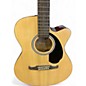 Used Fender FA135CE Concert Natural Acoustic Electric Guitar