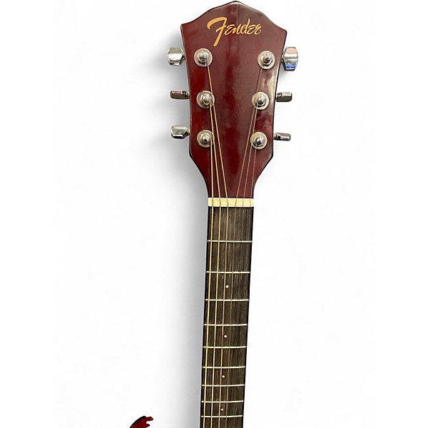 Used Fender FA135CE Concert Natural Acoustic Electric Guitar