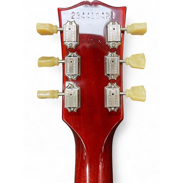 Used Gibson 1970s Les Paul Reissue Deluxe Ash Top Cherry Sunburst Solid Body Electric Guitar