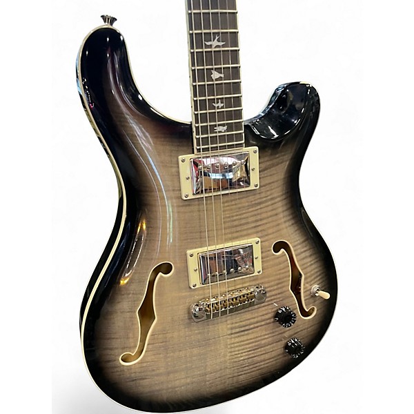 Used PRS SE Hollowbody Charcoal Burst Hollow Body Electric Guitar