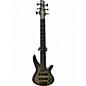 Used Ibanez SR606E Cosmic Blue Starburst Flat Electric Bass Guitar thumbnail