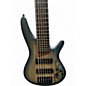 Used Ibanez SR606E Cosmic Blue Starburst Flat Electric Bass Guitar