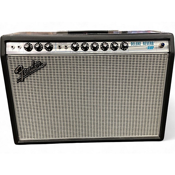 Used Fender 1968 Custom Deluxe Reverb 22W 1x12 Tube Guitar Combo Amp