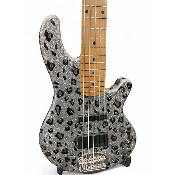 Used Lakland 55-02 Skyline Series 5 String Custom Graphic Electric Bass Guitar