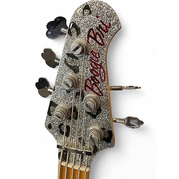 Used Lakland 55-02 Skyline Series 5 String Custom Graphic Electric Bass Guitar