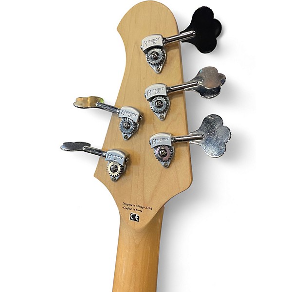 Used Lakland 55-02 Skyline Series 5 String Custom Graphic Electric Bass Guitar