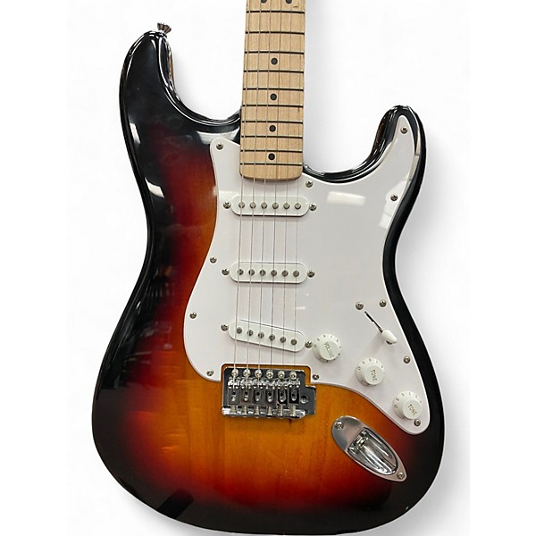 Used Squier Sonic Stratocaster Tobacco Burst Solid Body Electric Guitar