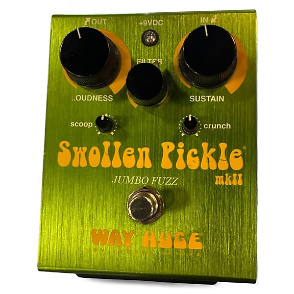 Used Way Huge Electronics WHE401 Swollen Pickle MKII Super Jumbo Fuzz Effect Pedal