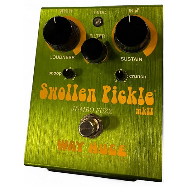 Used Way Huge Electronics WHE401 Swollen Pickle MKII Super Jumbo Fuzz Effect Pedal