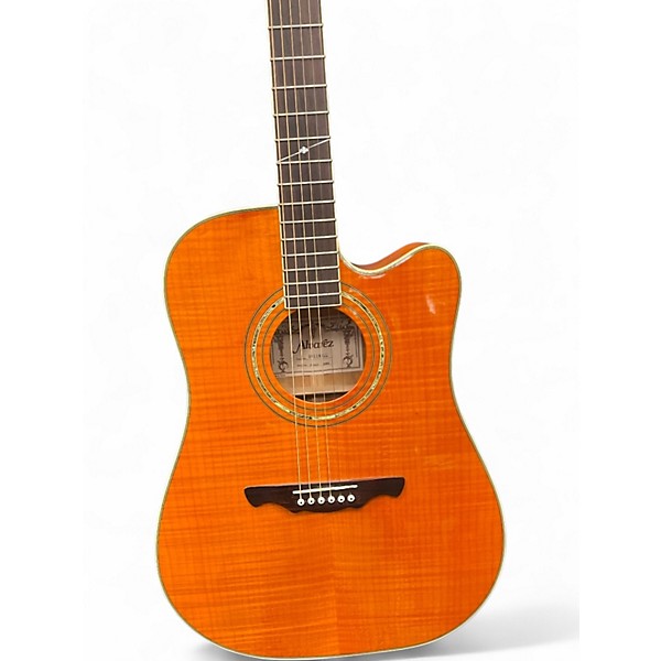 Used 2004 Alvarez AG60CE Grand Auditorium Amber Acoustic Electric Guitar