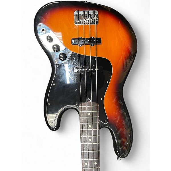 Used 1997 Fender American Standard Jazz Bass Sunburst Electric Bass Guitar