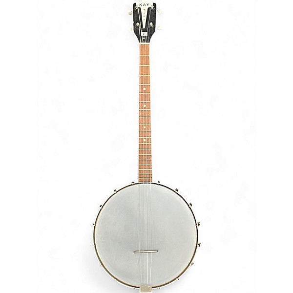 Vintage 1960s Kay TENOR Black Banjo