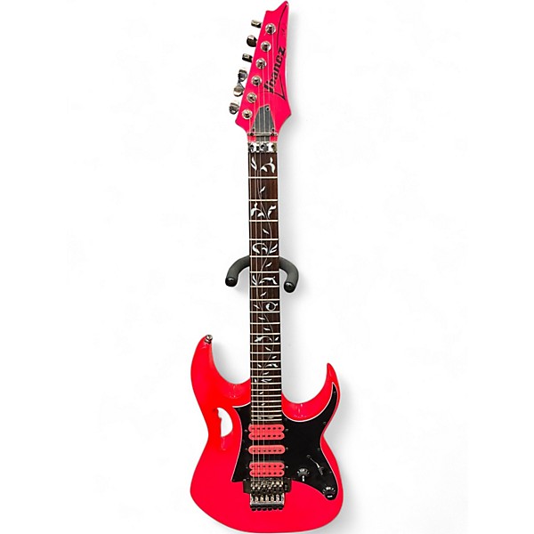 Used Ibanez JEMJRSP Steve Vai Signature Pink Solid Body Electric Guitar