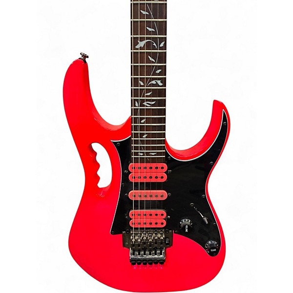 Used Ibanez JEMJRSP Steve Vai Signature Pink Solid Body Electric Guitar