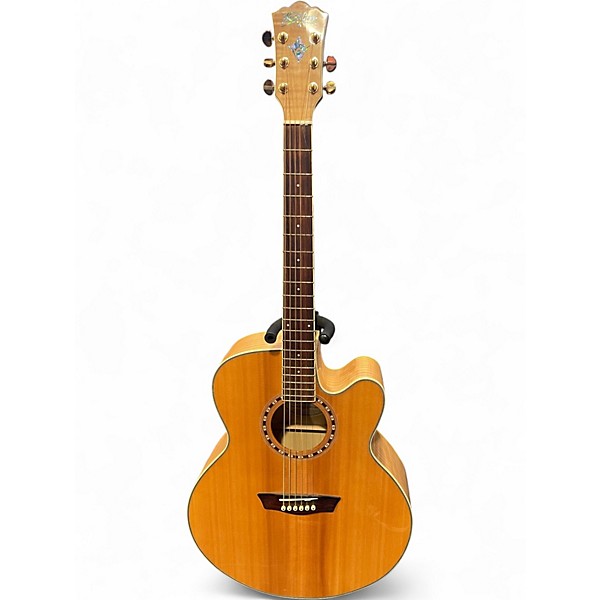Used Washburn WJ40SCE Natural Acoustic Guitar