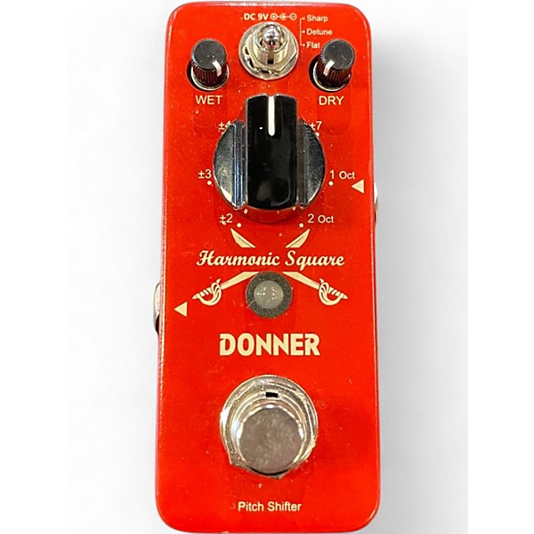 Used Donner Harmonic Square Pitch Shifter Effect Pedal