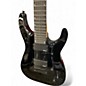 Used Jackson JS22-7 Dinky 7 String Black Solid Body Electric Guitar