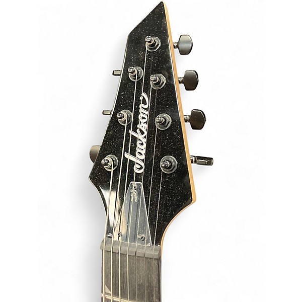 Used Jackson JS22-7 Dinky 7 String Black Solid Body Electric Guitar