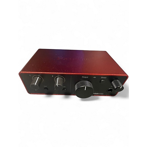 Used Focusrite Scarlett Solo Gen 4 Audio Interface