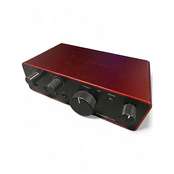 Used Focusrite Scarlett Solo Gen 4 Audio Interface