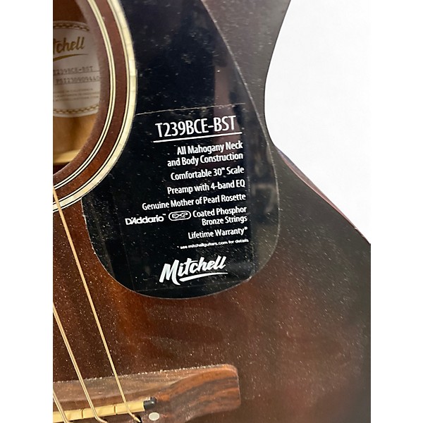 Used 2023 Mitchell T239BCE Mahogany Acoustic Bass Guitar