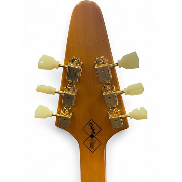 Used Epiphone FLYING V '58 OUTFIT Natural Solid Body Electric Guitar