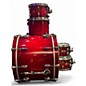 Used Pearl 6 Piece Session Studio select Candy Apple Red Drum Kit