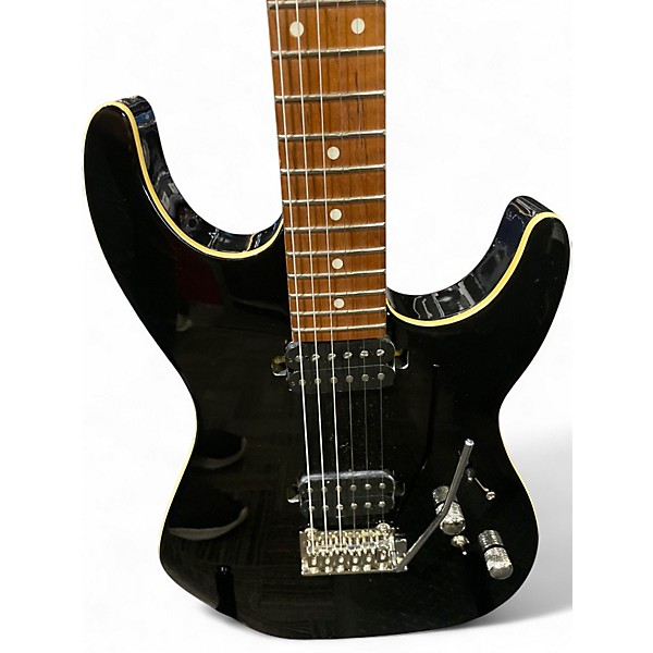 Used Michael Kelly 62 FLAME Black Solid Body Electric Guitar