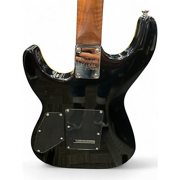 Used Michael Kelly 62 FLAME Black Solid Body Electric Guitar