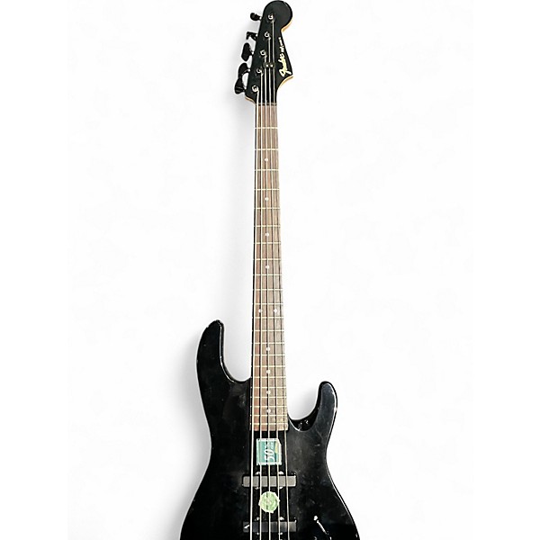 Used Fender hm bass v Black Electric Bass Guitar