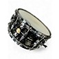 Used Gretsch Drums 14X6.5 Hammered Black Steel Nickel Drum
