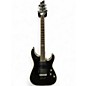 Used 2020s Schecter Guitar Research C1 ELITE BLACK Solid Body Electric Guitar thumbnail