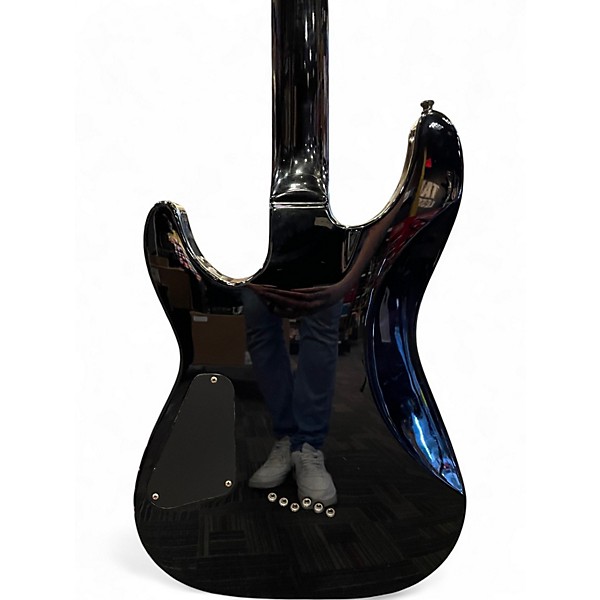 Used 2020s Schecter Guitar Research C1 ELITE BLACK Solid Body Electric Guitar