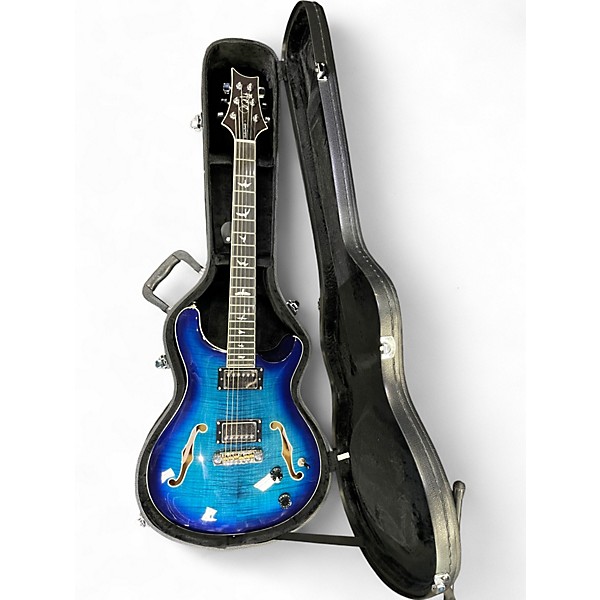 Used PRS SE Custom 22 Hollowbody LAKE BLUE Hollow Body Electric Guitar